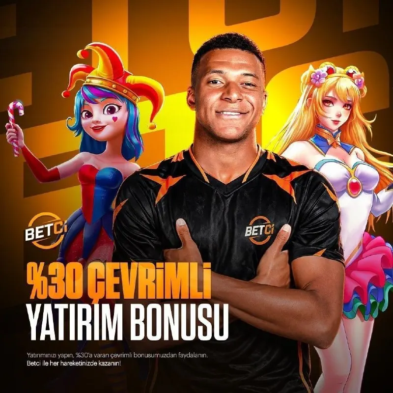 Betçi Telegram: ⭐️ Oyunun yıldızı olmaya hazır mısın? 💰 %30 Çevrimli Yatırım Bonusu ile oyun…
