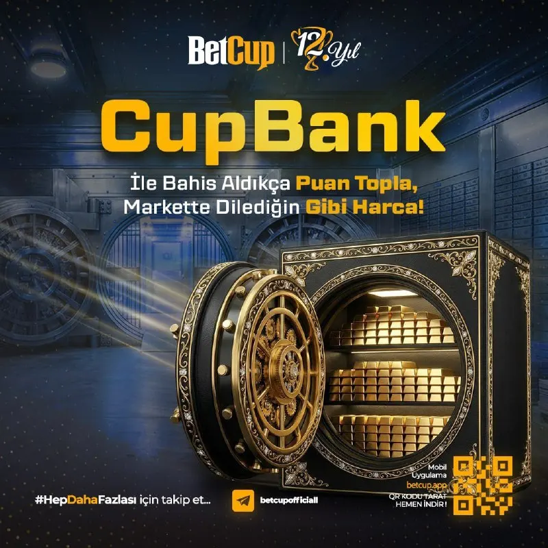 Betcup Telegram: 🔔 BetCup'ta Sadece Bahis Almak Bile Kazandırır! 🔔 📣 BetCup Üyelerine Özel…