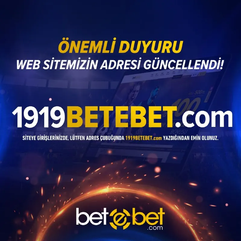Betebet Telegram: ✉️✉️ Site adresimiz güncellendi! 🔔 Bize artık 1919betebet.com üzerinden erişim…