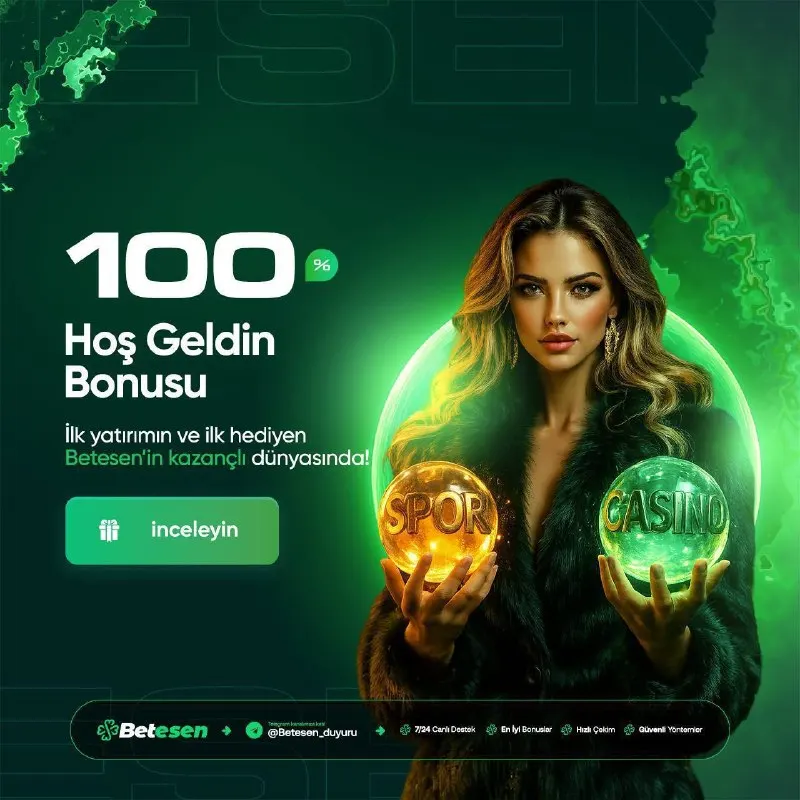 Betesen Telegram: 💯 İlk Adımını İkiye Katla ❎🔢🔢🔢Hoş Geldin Bonusu⁉️ 🔣Betesen’de sıradan bir giriş…