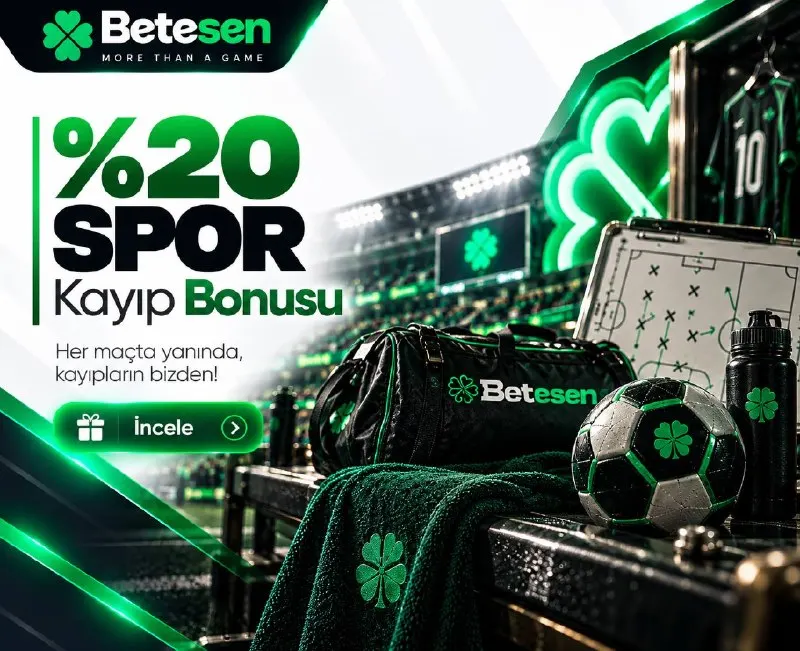 Betesen Telegram: ⚽️ Her maçta Betesen yanında! 🏆 Heyecanı doyasıya yaşa, %20 Spor Kayıp Bonusu…