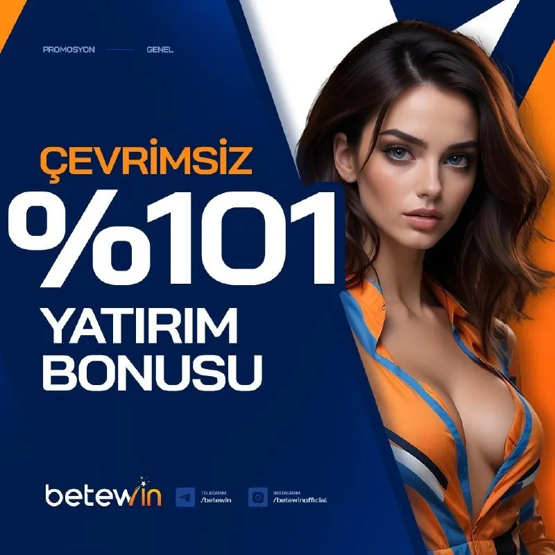 Betewin Telegram: 🎰 %101 ÇEVRİMSİZ NAKİT BONUS AKTİF! 👑 ŞART YOK KURAL YOK WİNNERLARA ÖZEL! 💎 Tüm…