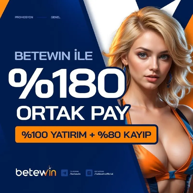 Betewin Telegram: ⚠️TÜM ALANLARDA GEÇERLİ %180 GARANTİ ÇEKİM! Yatırımda da kayıpta da yanındayız!…