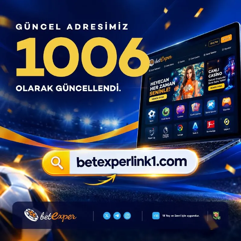 Betexper Telegram: 📣 Giriş Adresimiz Güncellendi: https://betexper1006.com/ 🌋 Güncel adresimize…