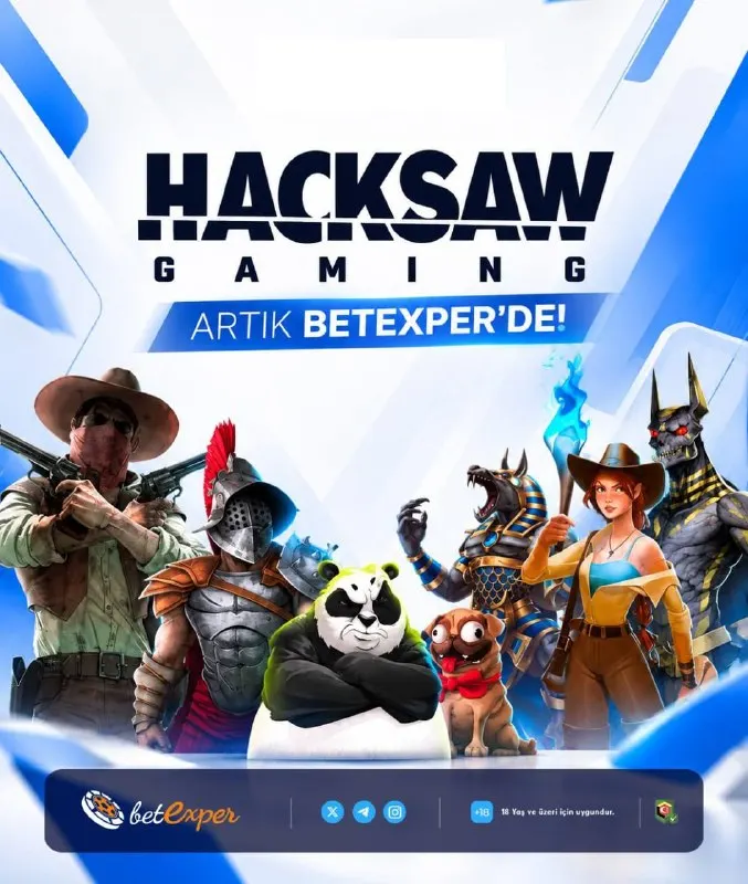 Betexper Telegram: 🚀 HACKSAW GAMING BETEXPER'DE! ➡️ Fark yaratan grafikler, dev çarpanlar ve…