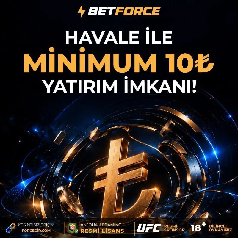 Betforce Telegram: 🎁 Betforce'dan YENİ ÜYELERE 500 KİŞİLİK 100 FREESPİN KODU! Promosyon Kodu…