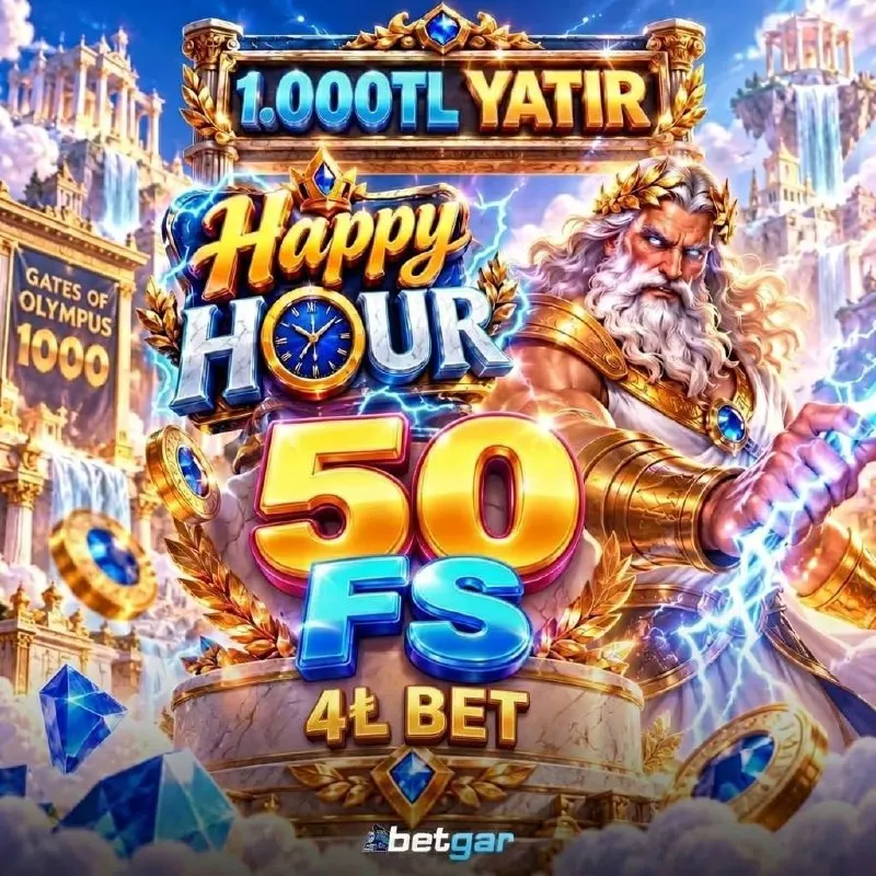 Betgar Telegram: 💸 1000 TL yatır, 50 Freespin kazan! BETGAR’DA HAPPY HOUR BAŞLADI! 🎰 Oyun: Gates…