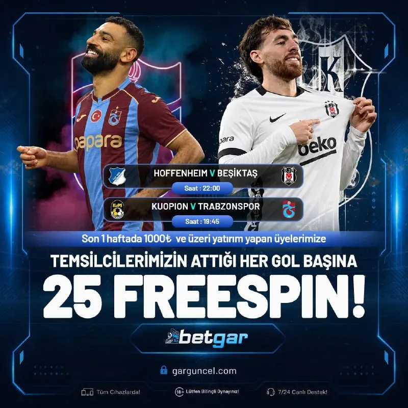 Betgar Telegram: ⚽️ GOL FREESPİNLERİ HESAPLARA EKLENDİ! Temsilcilerimizin golleriyle 175…