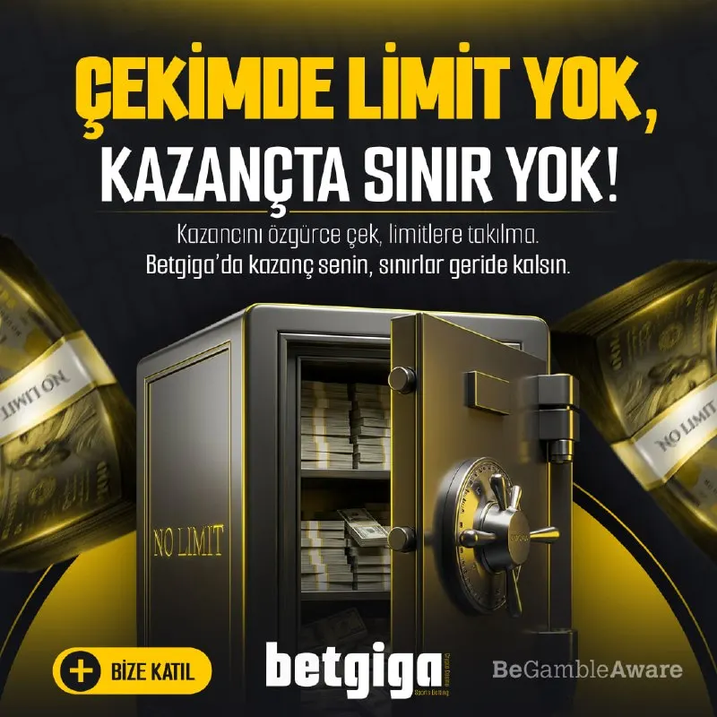Betgiga Telegram: ⚠️ SINIRSIZ KAZANÇ DÖNEMİ! 😄 Çekimde Limit Yok ! 💰 Kazançta Sınır Yok ! 😀…