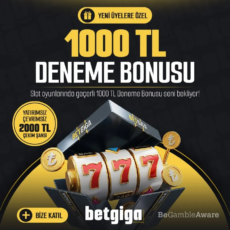 Betgiga Telegram: 🕔 2️⃣😀😀😀 😀🍴 Nakit Çekimli Deneme Bonusu! 🚀 Yeni üyelere özel 2 ₺ değerinde 500…