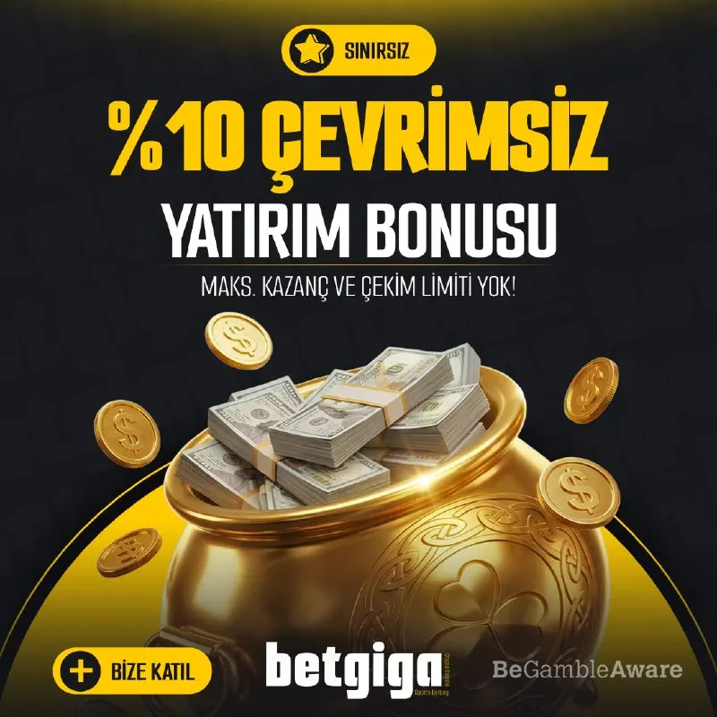 Betgiga Telegram: 🎁 %10 ÇEVRİMSİZ YATIRIM BONUSU 🎰 Eklenen Nakit Bakiye tüm alanlarda geçerlidir…
