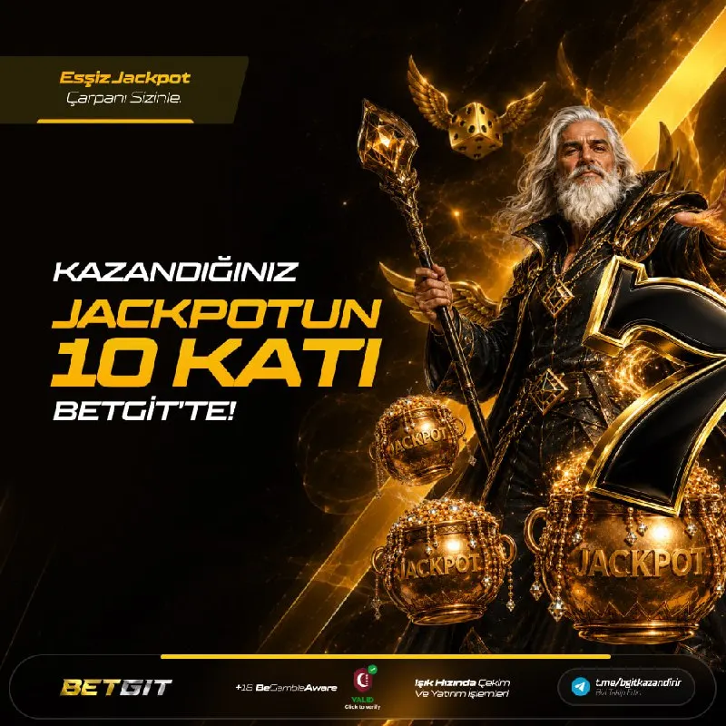 Betgit Telegram: ♠️♠️♠️♠️ 🤐 EGT JACKPOT PROMOSYONU Kazandığınız jackpotun 10 katı kadar…