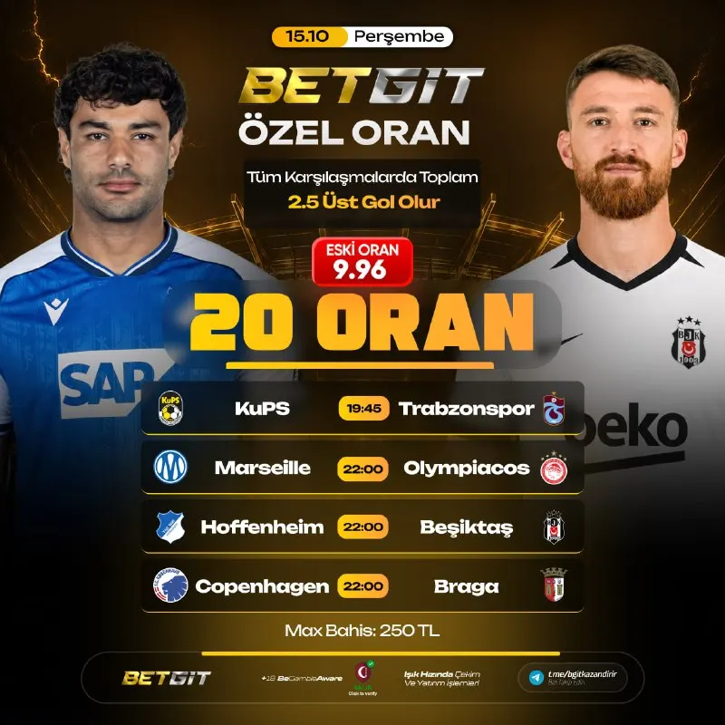 Betgit Telegram: 🅰️🅰️🅰️🅰️ 🅰️🅰️🅰️🅰️ ⚽️ Bugün oynanacak olan futbol maçlarına Betgit'ten 20 ÖZEL…