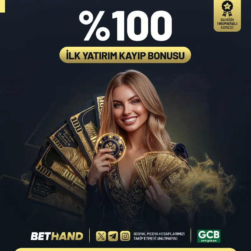 Bethand Telegram: 😍😍😍😍😍😍 'da KAYBETMEK YOK! ⚽️ Casino Slot Alanında 🎰 🏆İlk Yatırımına KAYIP YOK…
