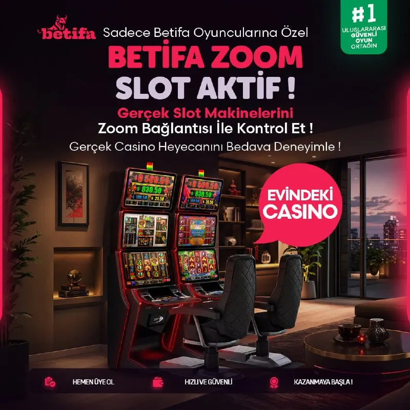 Betifa Telegram: 🎰 Betifa ZOOM: Gerçek casino makinelerine canlı bağlan, oyunu anlık yaşa! 🔥…