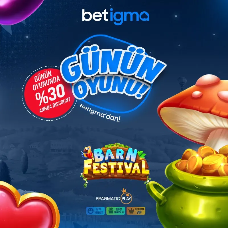 Betigma Telegram: ♾ Günün oyunlarına katılım sağla! Kayıp yaşarsan canını sıkma!⤵️ 🔤🔤🔤 🔤3️⃣0️⃣…