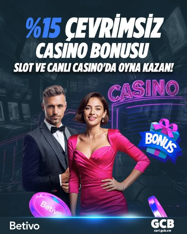 Betivo Telegram: 🔵🔵🔵 🤩 Betivo'da %15 Çevrimsiz Casino Bonusu sizleri bekliyor! 💰 Minimum 100₺…