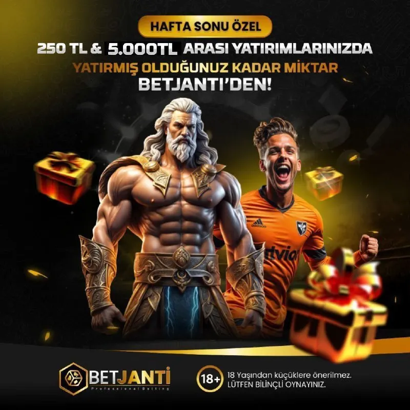 Betjanti Telegram: 📌 %100 NAKİT BONUS - HAFTASONU MİNİMUM 250 TL MAKSİMUM 5.000 TL YATIRIMLARDA…