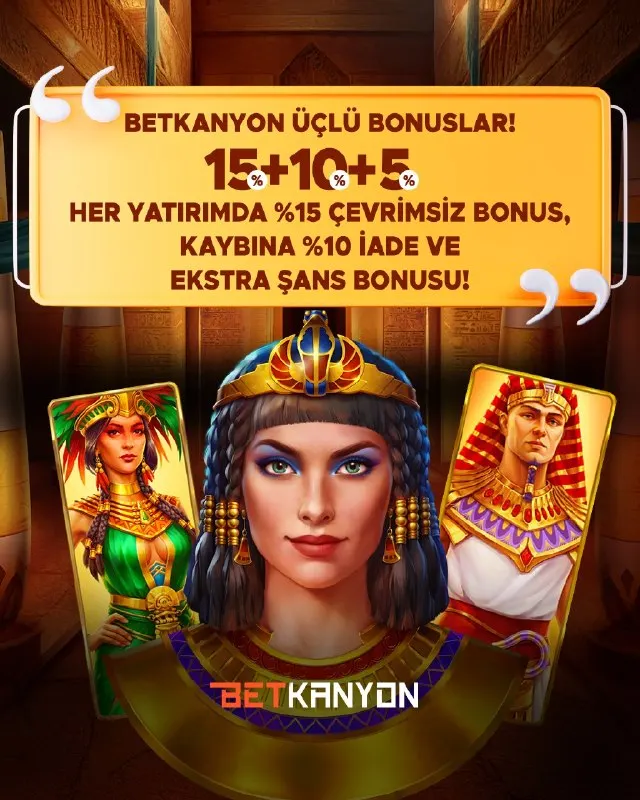 Betkanyon Telegram: 🎉 TEK YATIRIM, TAM 3 AYRI AVANTAJ! 🎉 Betkanyon'da yatırımların boş geçmiyor! 🚀…