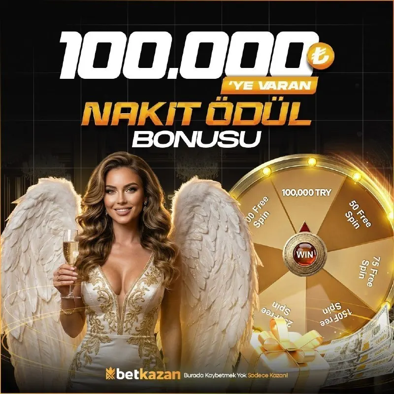 Betkazan Telegram: 🎡💰 100.000 TL’ye Varan Nakit Ödüllü Çark Fırsatı! 💰🎡 Şansını çevir, nakit ödülü…