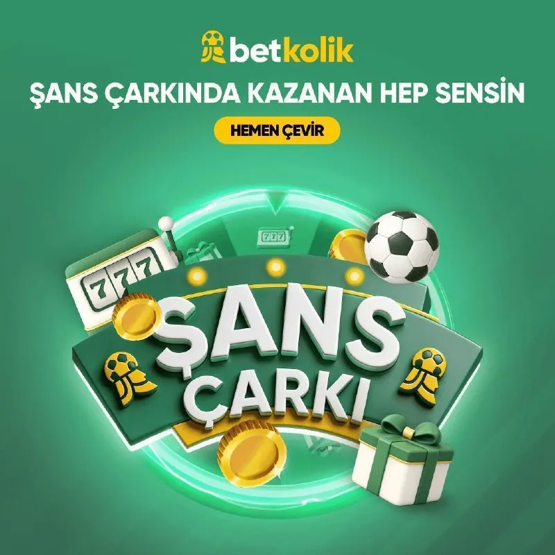 Betkolik Telegram: ⭐️ Şans Çarkı: Döndür ve Kazancın Yolunu Aç! 💚 Kazanım seviyelerinden birini…