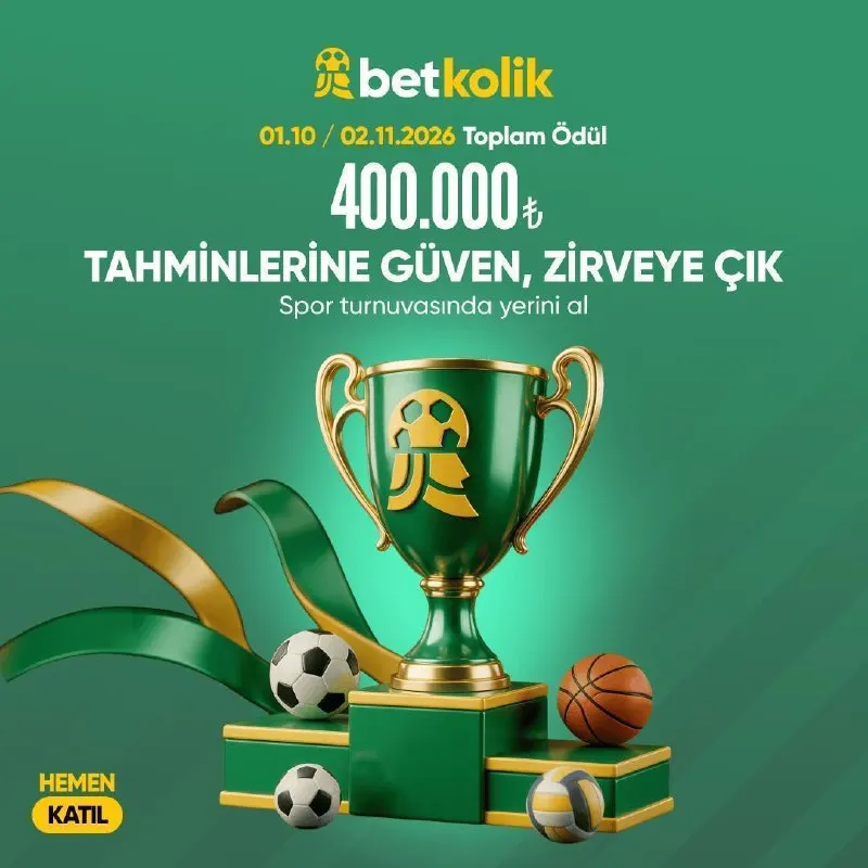 Betkolik Telegram: 🥇 Tahmin Gücünü Göster, Yarışın Dengelerini Değiştir! 🎯 Spor Turnuvası'nda…