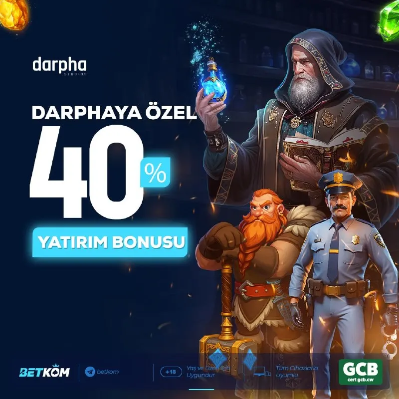 Betkom Telegram: 🟥🟥🟥🟥 BETKOM’DA 40% BONUS! 🆒DARPHA SAĞLAYICISINA ÖZEL 💲100 TL ile 5.000 TL…
