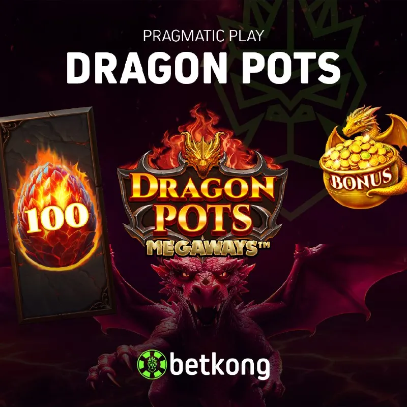 Betkong Telegram: 🔥 Ejderha Alevleriyle Çarpan Fırtınası! 🔥 🐉 Dragon Pots Megaways oyna, çatlayan…