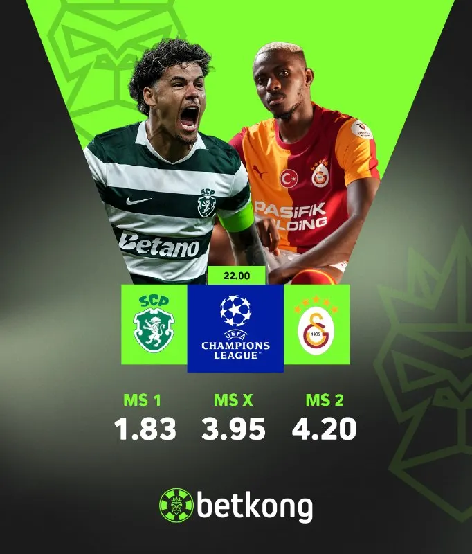Betkong Telegram: 🇹🇷⚽️ Galatasaray, Portekiz Deplasmanında! 🏟 8 maçlık grup serüveninin ilk…
