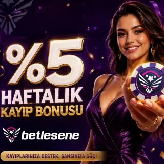 Betlesene Telegram: %5 haftalık kayıp bonusunu aldınız mı? 🤩 Betlesene'de anlık kayıp bonuslarının…