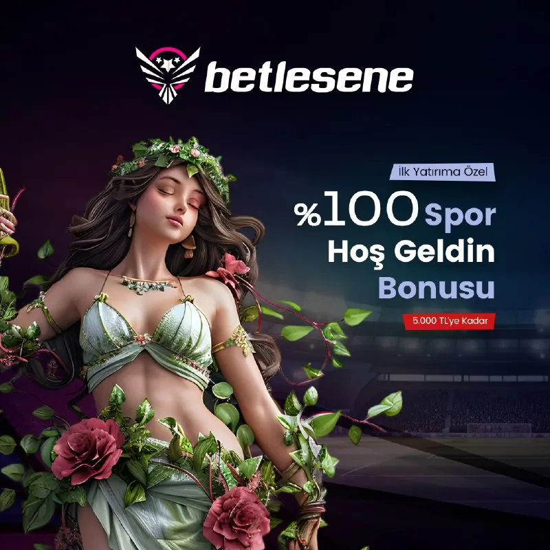 Betlesene Telegram: %100 Spor Hoşgeldin Bonusu 💜 Bahis severler buna bayılacak! Spor bahisleri için…