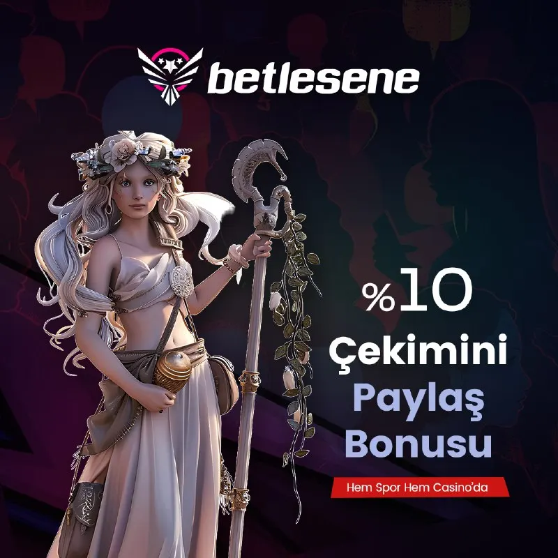 Betlesene Telegram: 🎁 %10 Çekim Paylaş Bonusu 📱 Çekimini Sosyal Medyada Paylaş %10 Bonus Kazan!…