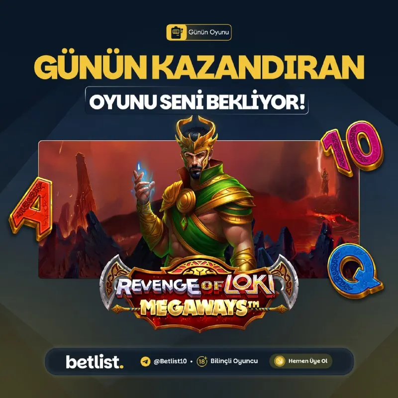 Betlist Telegram: 🔠🔠🔠🔠🔠 🔠🔠🔠🔠🔠 ⚡️ Günün Oyunu: Revenge Of Loki Megaways™ ⚡️ 🏛️ İskandinav…