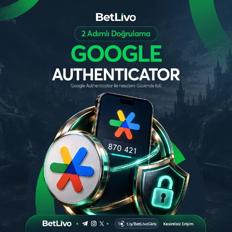 Betlivo Telegram: 🔐2FA Doğrulamayı Aktif Et!🔐 🔐Sahte sitelere karşı hesabını korumanın en etkili…