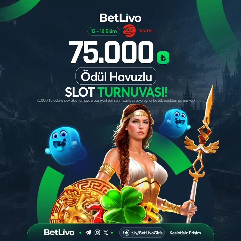 Betlivo Telegram: 💎💎💎💎💎💎TL Ödüllü Slot Turnuvası💎 💰EGT Digital Tutkunları Bu Turnuvada 💳En Hızlı…