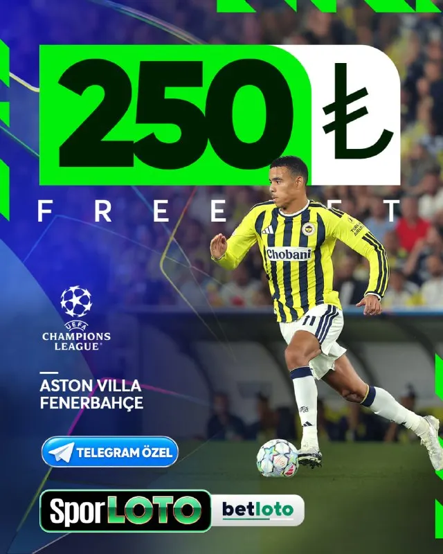 Betloto Telegram: Şampiyonlar Ligi Heyecanında SporLoto Kodu Aktif! ⏰ 🏴Aston Villa 🆚 Fenerbahçe…