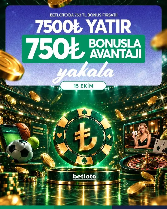 Betloto Telegram: Betloto’da Nakit Bonus Fırsatı Kaçmaz! 🤑 Bugün 7.500₺ yatırımın 750₺ nakit…
