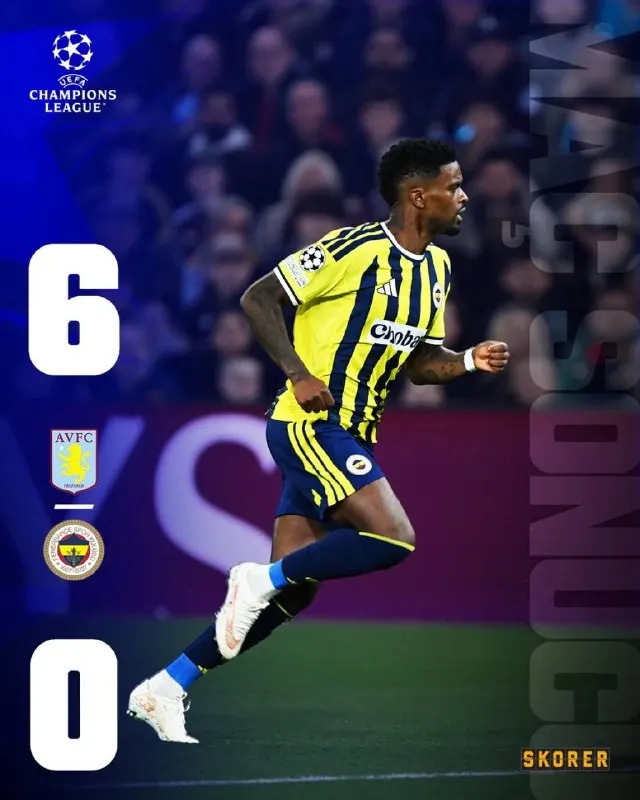 Betmarino Telegram: Maç sonucu: Aston Villa 6-0 Fenerbahçe