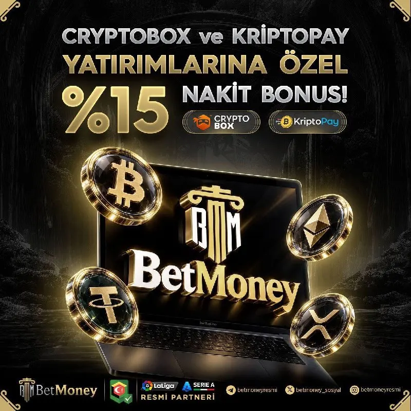 Betmoney Telegram: 🚀 Kripto Yatırımlarına Özel %15 Çevrimsiz Nakit Hediye! 🎁 Şimdi Kripto ile…