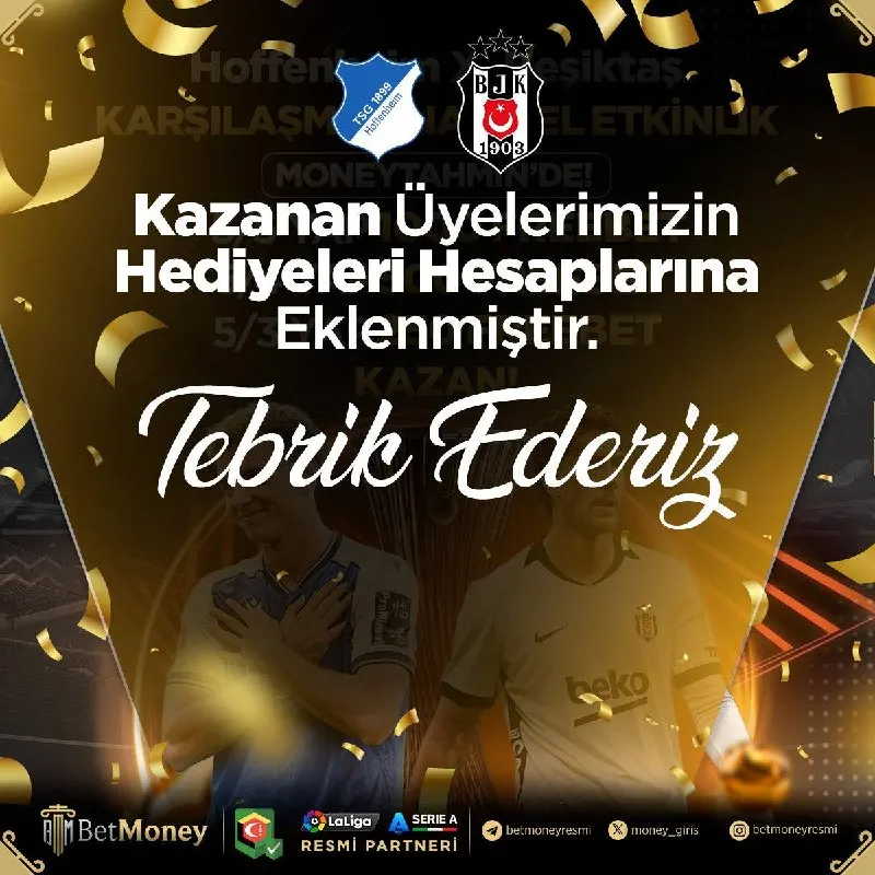 Betmoney Telegram: 📣 Kazanan üyelerimizin hediyeleri hesaplarına tanımlanmıştır 💸 Dünyanın ve…