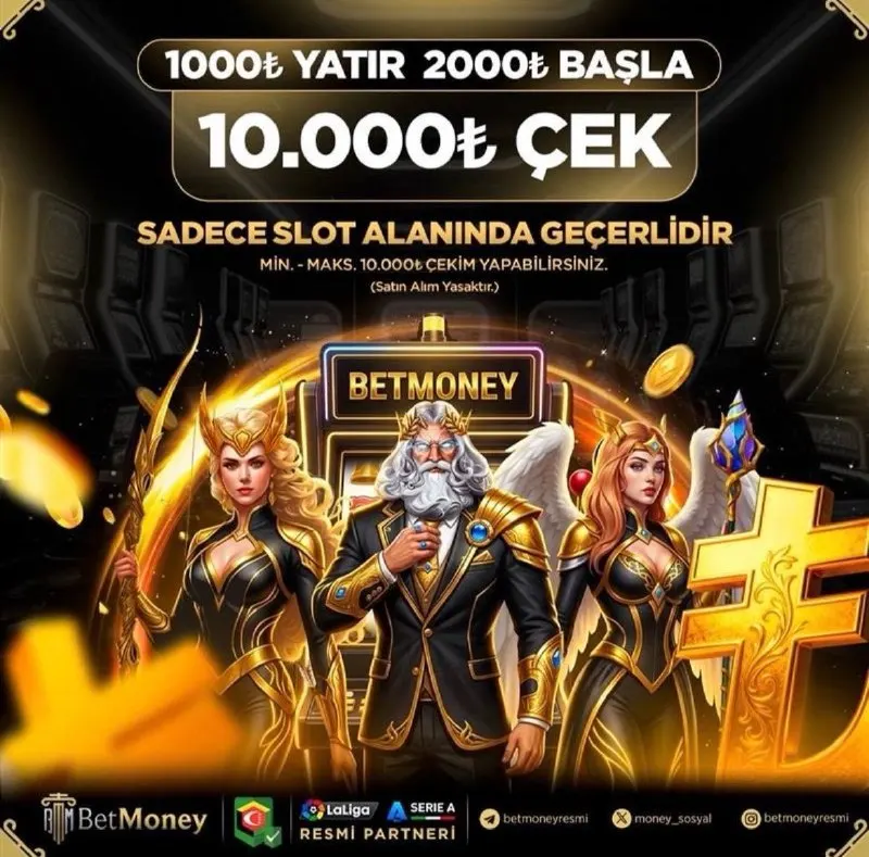 Betmoney Telegram: 🎰Betmoney'de Slot Keyfini İkiye Katla! 🚀1.000₺ yatırımla tam 2.000₺ ile oyuna…