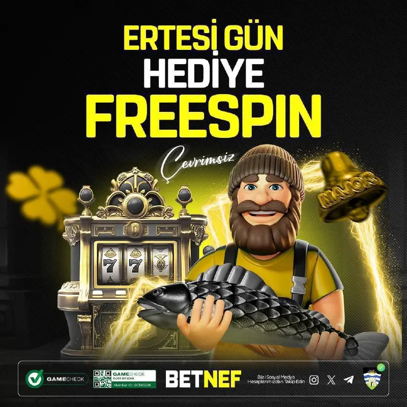 Betnef Telegram: 🔞🔞🔞🔞 FREE SPİNLERİN SENİ BEKLİYOR! 🎁Gün İçinde Yatırım Yapan Bütün Üyelerimize…