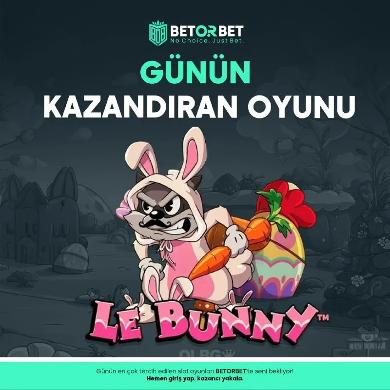 Betorbet Telegram: Günün en çok kazandıran oyunu! 🥕 Le Bunny 🥕 Şans seninle, bu fırsatı kaçırma!…