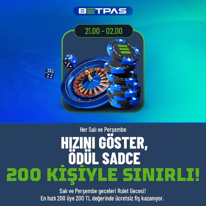 Betpas Telegram: ⚡️ HIZINI GÖSTER, CHIPLERI KAZAN! Pragmatic Play rulet masalarına giriş yapan…