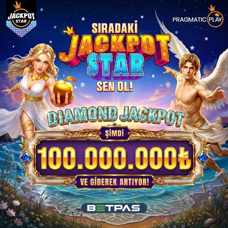 Betpas Telegram: ⭐ SIRADAKİ JACKPOT STAR SEN OL! Diamond Jackpot 💎 şimdi…