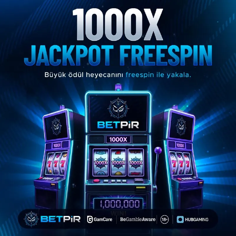 Betpir Telegram: 🎰 1000X JACKPOT FREESPİN FIRSATI! 🎰 😎 #Betpir ile dev çarpanları yakalamaya…