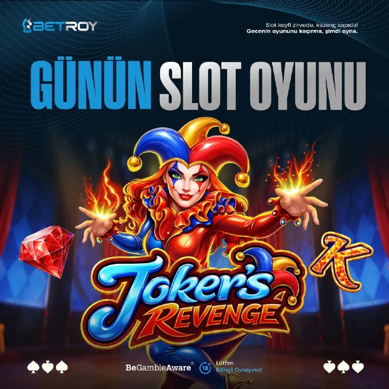 Betroy Telegram: 👑 BETROY'DA GÜNÜN KAZANÇLI SLOTUNU OYNA! 🎰 BUGÜNÜN SLOT OYUNU JOKER"S REVENGE 🎮…
