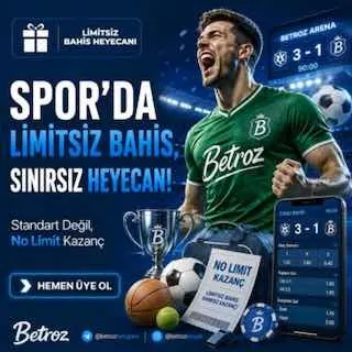 Betroz Telegram: SPOR’DA LİMİTSİZ BAHİS, SINIRSIZ HEYECAN! Standartların dışına çık, No Limit…