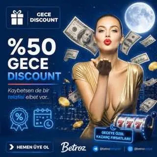 Betroz Telegram: ✨ ÜYELERE ÖZEL GECE SÜRPRİZİ! 🔥 %50 KAYIP BONUSU 📲 Geceye özel kayıplarınız…