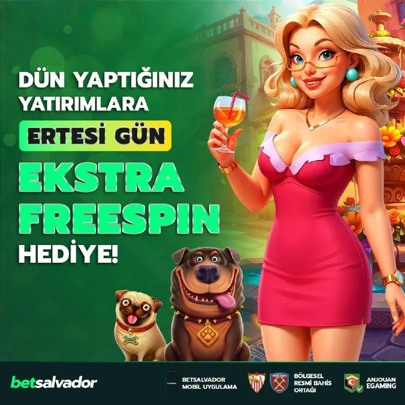 Betsalvador Telegram: ⭐️ 15 Ekim Tarihinde Yatırım Yapan Tüm Üyelerimize Freespin Eklemesi Yapılıyor!…